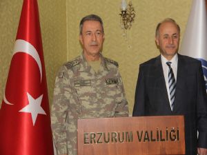 Genelkurmay Başkanı Orgeneral Akar, Erzurum'da