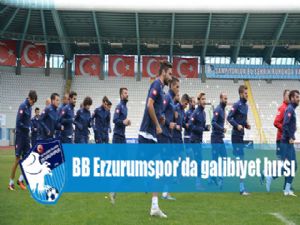 BB Erzurumspor'da galibiyet hırsı