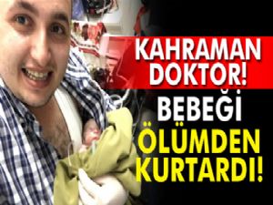 Ambulansta doğum yapan kadının bebeği doktorun vücut ısısıyla hayatta kaldı