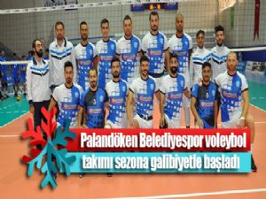 Palandöken Belediyespor voleybol takımı sezona galibiyetle başladı