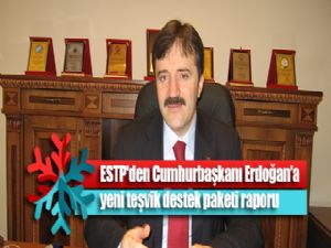 ESTP'den Cumhurbaşkanı Erdoğan'a yeni teşvik destek paketi raporu