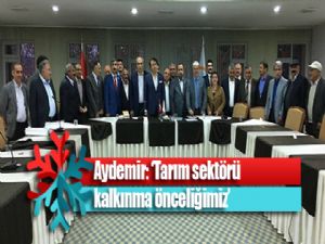 Aydemir: 'Tarım sektörü kalkınma önceliğimiz'