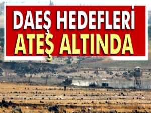 DAEŞ hedefleri ateş altında