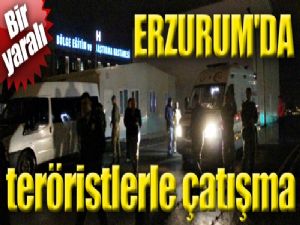 Erzurum'da teröristlerle çatışma: 1 uzman çavuş yaralı