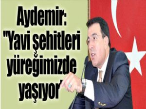 Aydemir: ''Yavi şehitleri yüreğimizde yaşıyor''