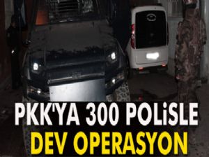 Adana'da PKK'ya 300 polisle operasyon