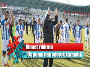 BB Erzurumspor Teknik Direktörü Ahmet Yıldırım: 