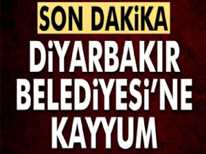 Diyarbakır Büyükşehir Belediyesi'ne kayyum atandı