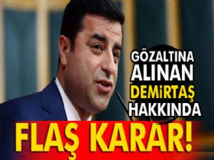 Selahattin Demirtaş adliyeye sevk edildi