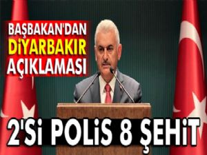 Başbakan Yıldırım'dan Diyarbakır açıklaması