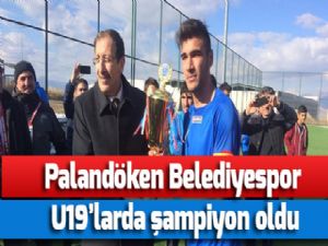 Palandöken Belediyespor U19'larda şampiyon oldu