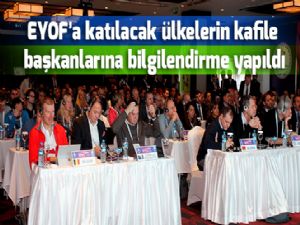 EYOF'a katılacak ülkelerin kafile başkanlarına bilgilendirme yapıldı