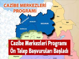  Cazibe Merkezleri Programı Ön Talep Başvuruları Başladı