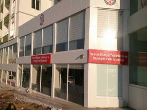 Erzurum SYDV yeni binasında...