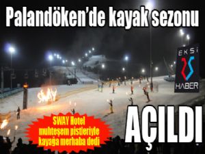Palandöken'de kayak sezonu açıldı...