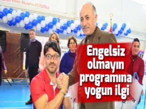 Engelsiz olmayın programına yoğun ilgi