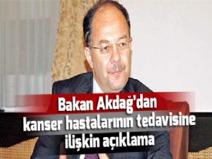 Bakan Akdağ'dan kanser hastalarının tedavisine ilişkin açıklama