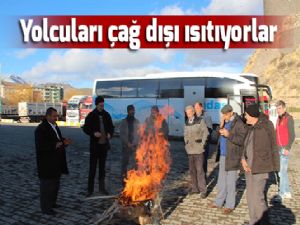Yolcuları çağ dışı ısıtıyorlar