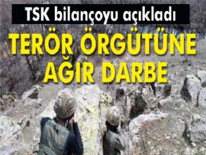 TSK: Son bir haftada 73 terörist öldürüldü
