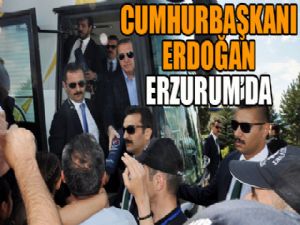 Cumhurbaşkanı Erdoğan Erzurum'da