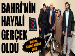 Başkan Korkut, Bahri'yi hayaline kavuşturdu 