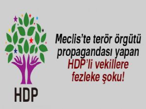 Meclis'te terör örgütü propagandası yapan HDP'li vekiller hakkında fezleke hazırlandı
