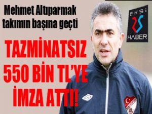 Ve Altıparmak resmen imzaladı...