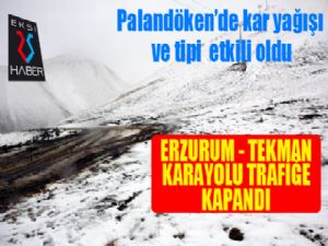 Palandöken Kayak Merkezi beyaza büründü