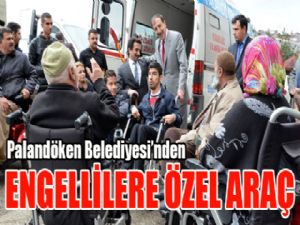 Palandöken Belediyesi engelliler için özel araç aldı