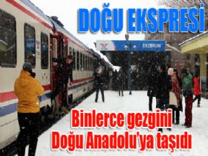 Doğu ve Van Gölü Ekspresi, binlerce gezgini Doğu Anadolu'ya taşıdı