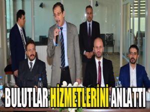 Palandöken Belediye Başkanı Bulutlar, İlçe müftüsü, İmam ve Müezzinler'e hizmetlerini anlattı