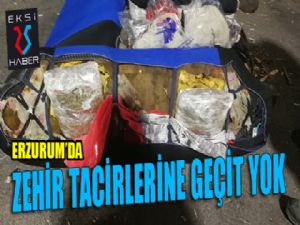 Erzurum'da zehir tacirlerine geçit yok!