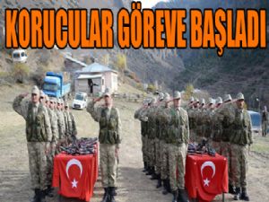 Güvenlik korucuları yemin ederek göreve başladı