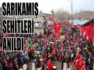 Sarıkamış şehitleri Şenkaya'da anıldı 