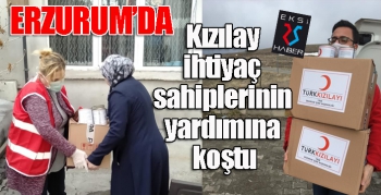 Kızılay ihtiyaç sahiplerinin yardımına koştu