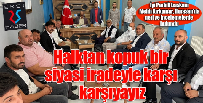 Melih Kırkpınar Horasan'daydı...