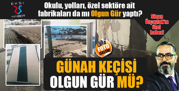 2'nci OSB'de ki tüm kusur Olgun Gür'ün mü? Yolları, okulu, özel sektör binalarını da mı Olgun Gür yaptı?