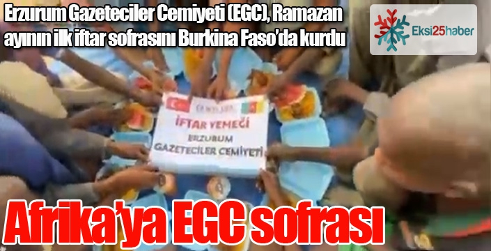 Afrika’ya EGC sofrası 