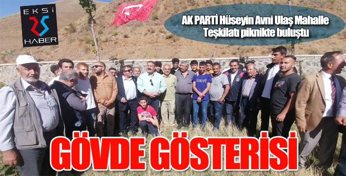 AK PARTİ Hüseyin Avni Ulaş Teşkilatı piknikte buluştu...