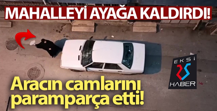 Aldatıldı, mahalleyi ayağa kaldırdı...O anlar kamerada