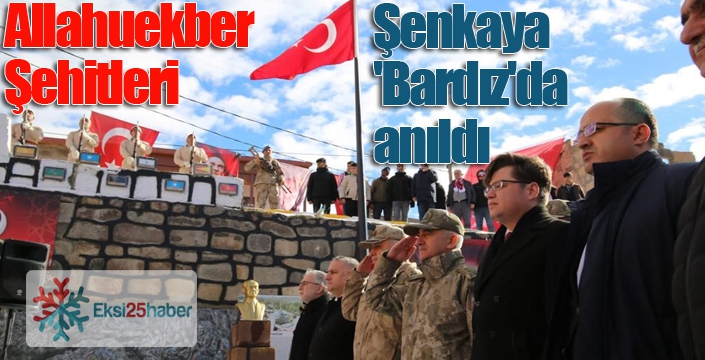 Allahuekber Şehitleri Şenkaya 'Bardız'da anıldı