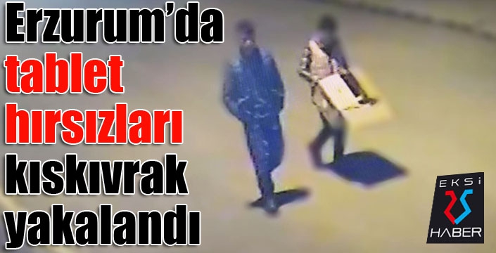 Alman turistin tabletini çalan hırsızlar kıskıvrak yakalandı...