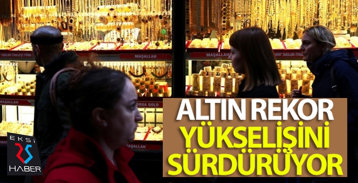 Altın rekor yükselişini sürdürüyor