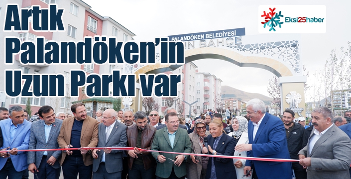 Artık Palandöken’in Uzun Parkı var