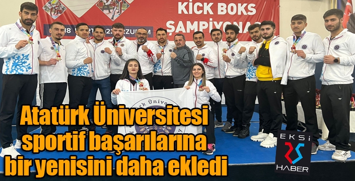 Atatürk Üniversitesi sportif başarılarına bir yenisini daha ekledi