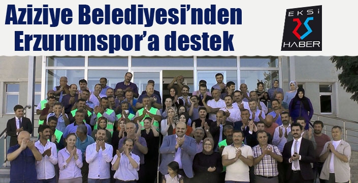 Aziziye Belediyesi'nden Erzurumspor'a destek...