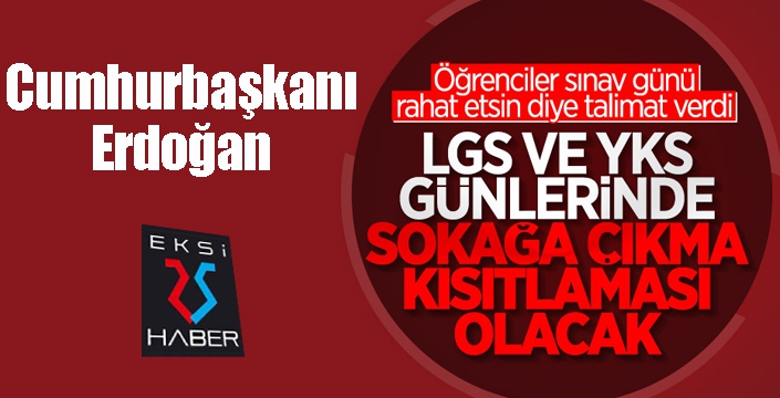 Bakan Koca: 'LGS ve YKS saatlerinde sokağa çıkma kısıtlaması olacak'