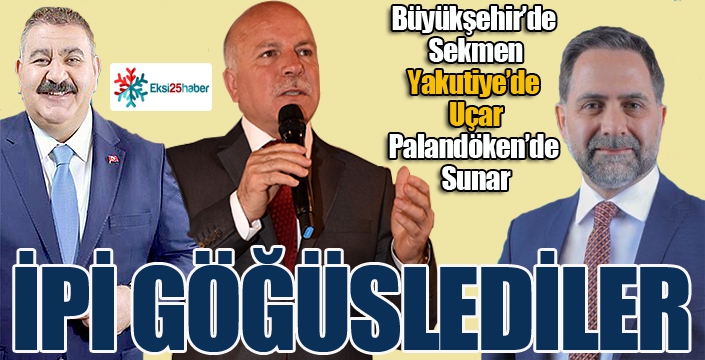 Başkan Sekmen 3. kez Büyükşehir Belediye Başkanı oldu