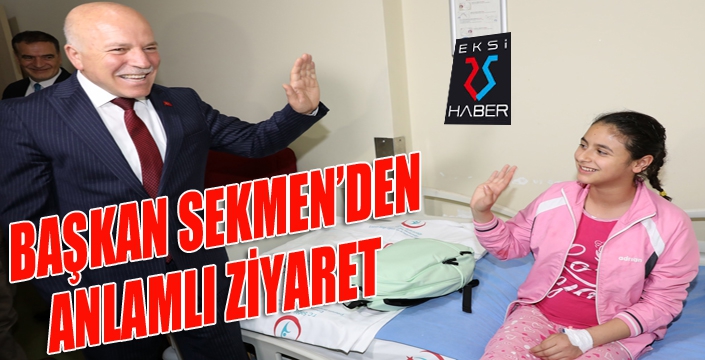 Başkan Sekmen’den anlamlı ziyaret