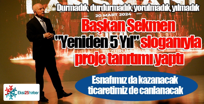 Başkan Sekmen 